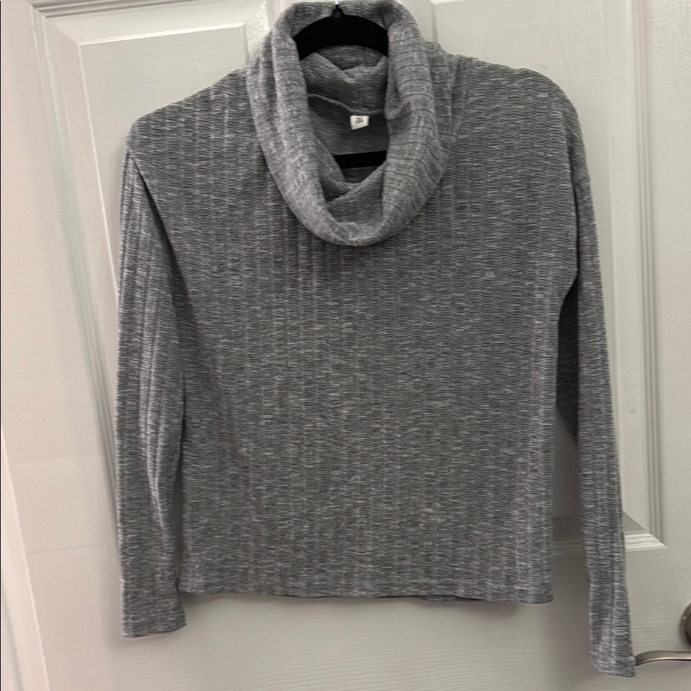BP. Gray Cowl Neck Sweater